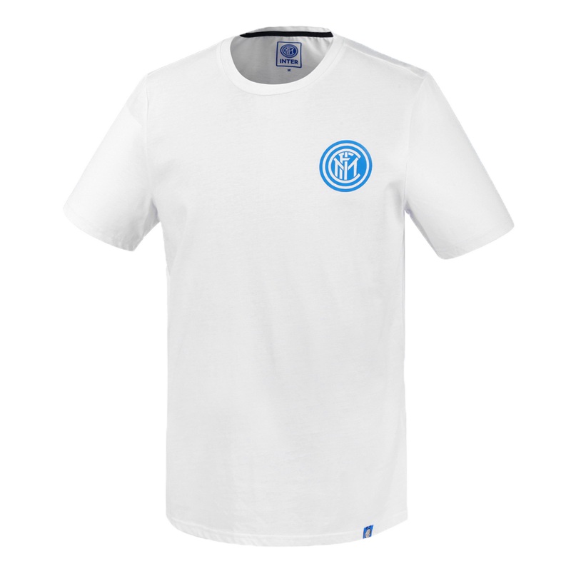 国际米兰俱乐部官方夏季新品高档精梳丝光棉男士印花短袖运动圆领短款T恤