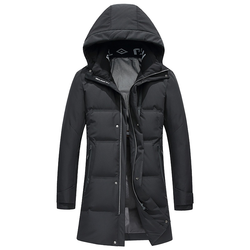 鸭鸭/YAYA 新款羽绒服男商务休闲男中长款冬季保暖外套