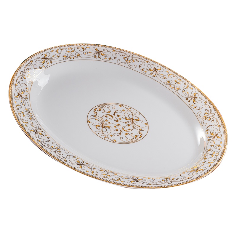 景德镇陶瓷餐具DIY自由组合套装太阳岛骨瓷碗盘碟筷搭配套餐家用鱼盘