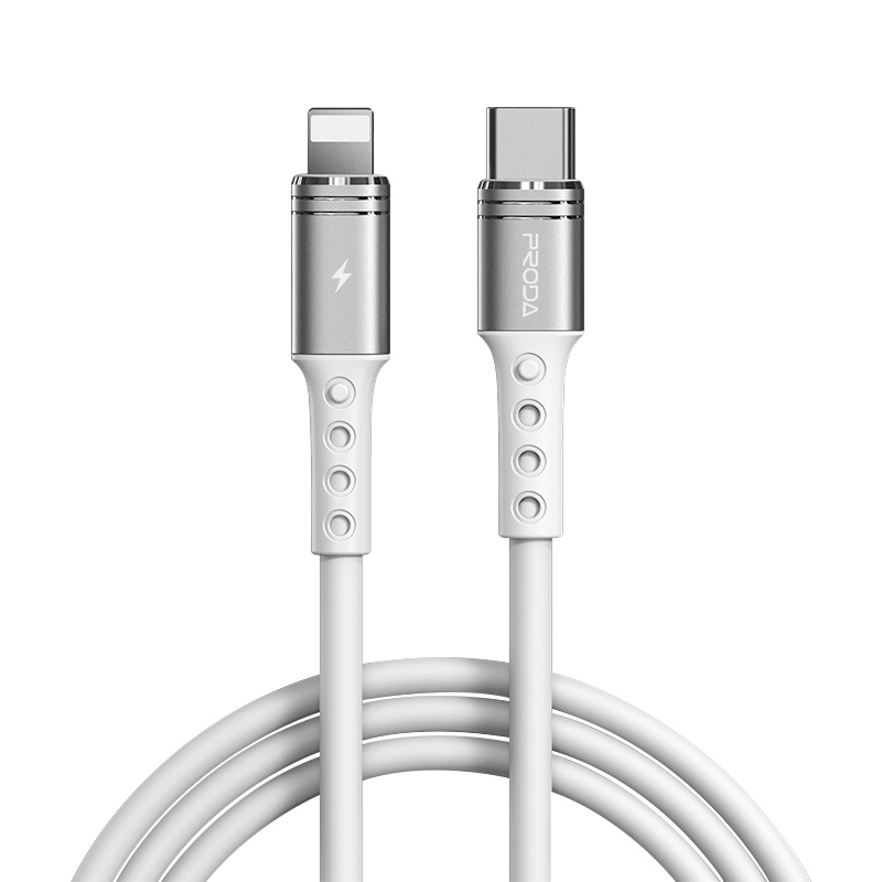 REMAX 苹果PD快充数据线 白色 iphone11pro苹果x手机充电线器 mfi认证typec转lighting