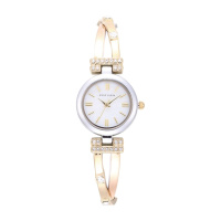 安妮克莱因（ANNE KLEIN）魅力潮流系列时尚休闲手镯式贝母表盘石英女表10/9479MPTR