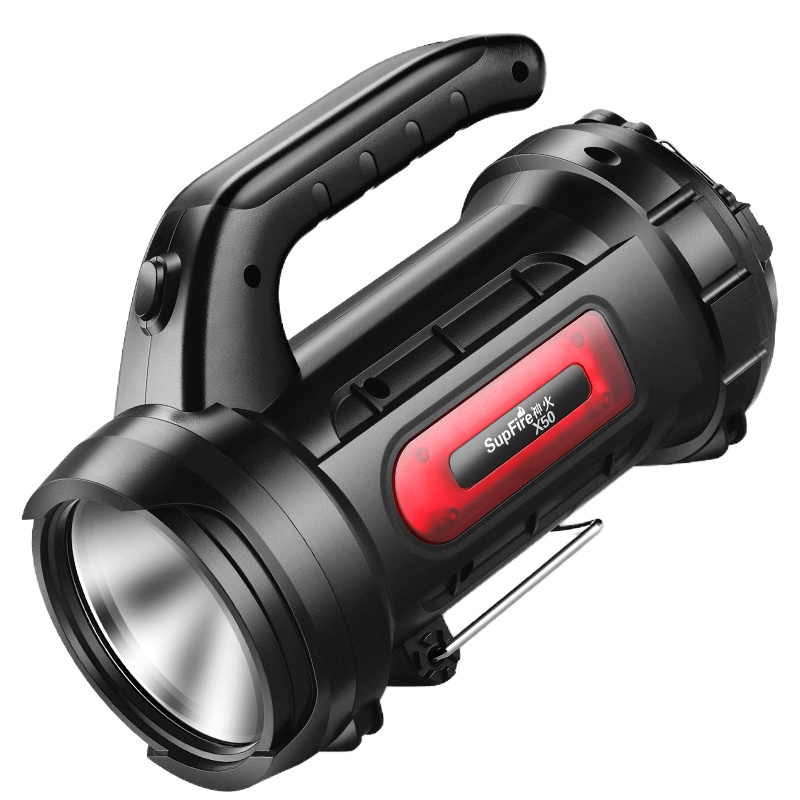 神火X50手电筒强光可充电户外超亮手提探照灯X50-S家用多功能远射(X50-S)工作灯