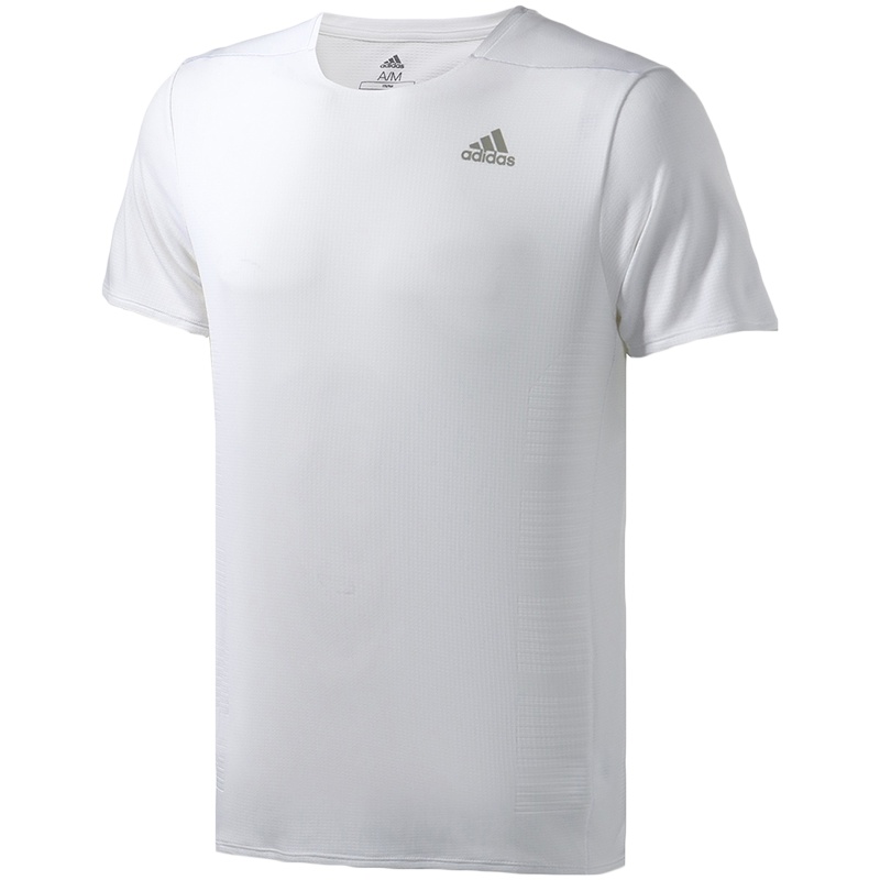 阿迪达斯男服装短袖T恤透气运动休闲跑步服装DQ1847