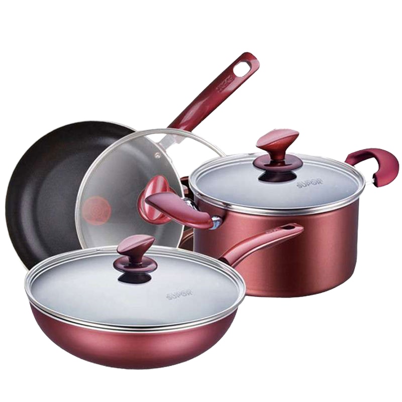 苏泊尔三件套不粘锅T1003Q