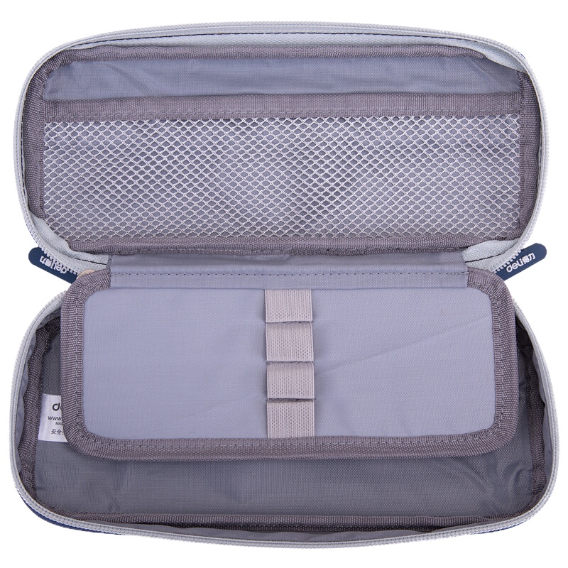 得力(deli)66788笔袋/多功能文具盒/深蓝.NX