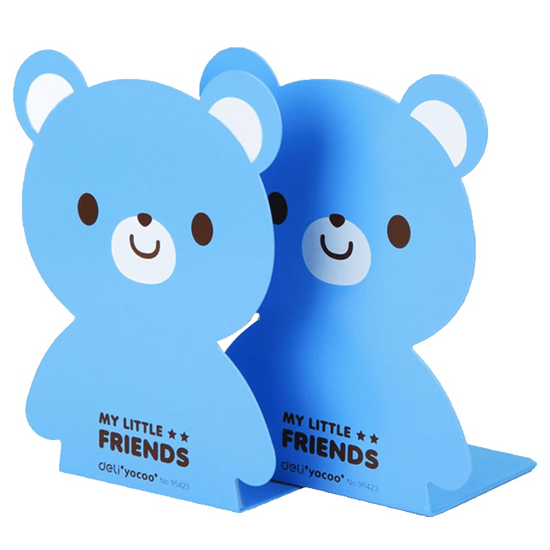 得力 95423 卡通书立 6.5寸 2片/付 (单位:件) 混色