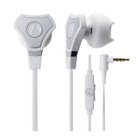 铁三角(Audio-technica)ATH-CHX5IS WH 时尚魅力 单体均衡入耳式耳麦手机通话耳机 白色