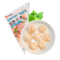 大洋世家 虾滑150g(鱿鱼虾滑) 袋装 虾肉含量85%以上 火锅丸子 冷冻虾 海鲜水产 生鲜 进口海鲜