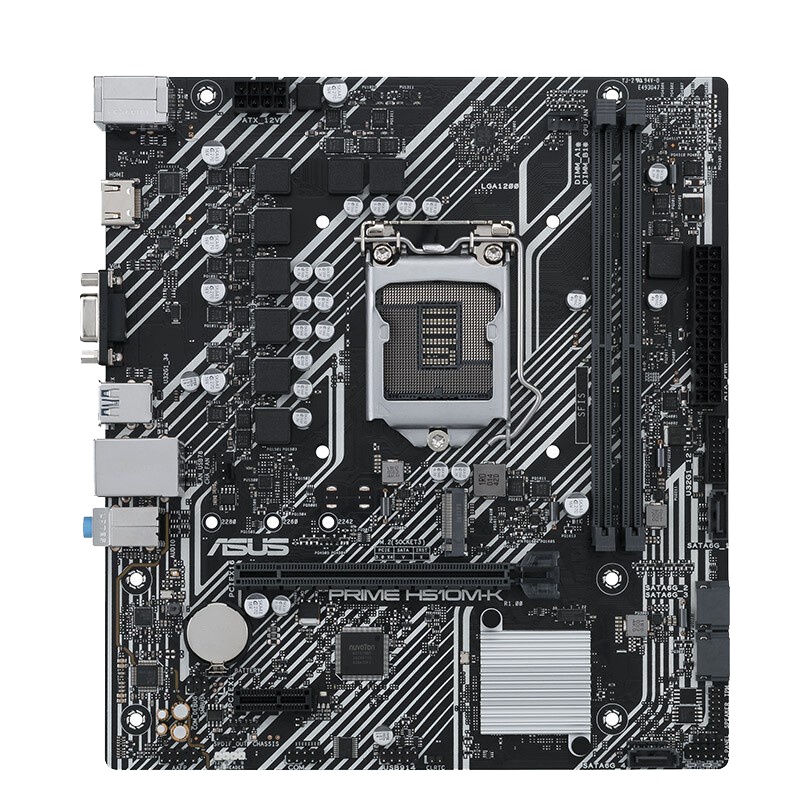 华硕(ASUS)PRIME H510M-K主板 支持 CPU 11400F/G6400(Intel H510/LGA 1200)