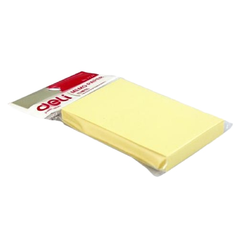 得力7732 便利贴记事贴百事报事便签纸便贴纸桌面提示备忘录墙贴(51mm* 76mm)12本/包