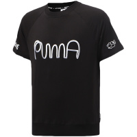 PUMA黑标男装 MR DOODLE SS CREW运动服休闲短袖T恤