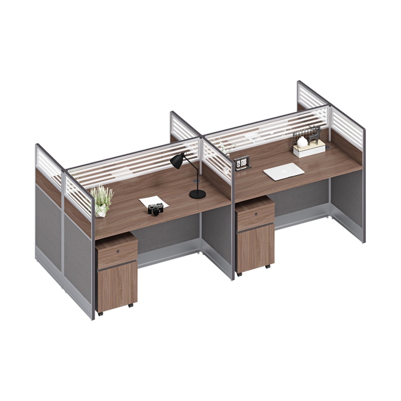 科朔 办公桌职员桌 员工桌 板式屏风桌 四人位 KS-06L3038