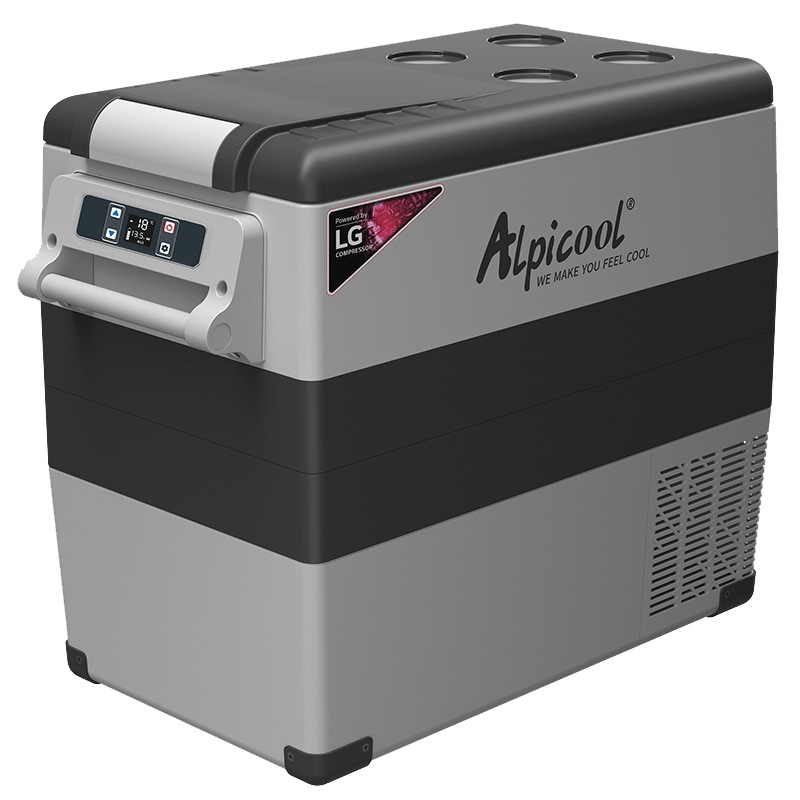 冰虎(Alpicool)车载冰箱LG压缩机制冷CF55升车家两用 可结冰办公室冷冻冷藏分区12V24V小型汽车货车冰柜