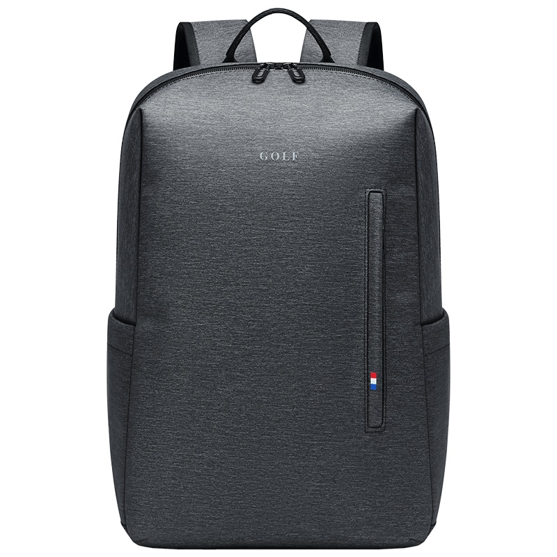 高尔夫GOLF商务休闲双肩包男士可装14英寸笔记本电脑包轻便防泼水大容量背包