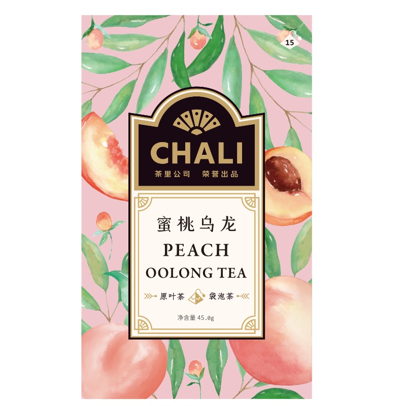 ChaLi 茶里 蜜桃乌龙袋泡茶盒装 45g