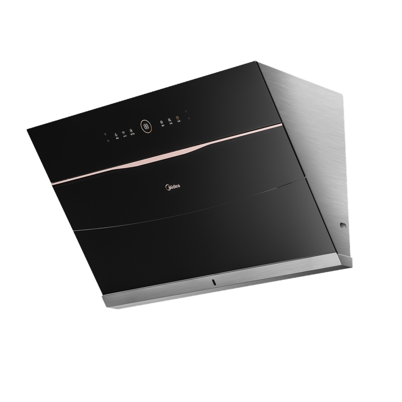 CXW-260-JJC8 侧吸型烟机 NFC+显示板烧录+触摸+挥手 冷轧板喷涂+玻璃 中国 集团炭灰套系