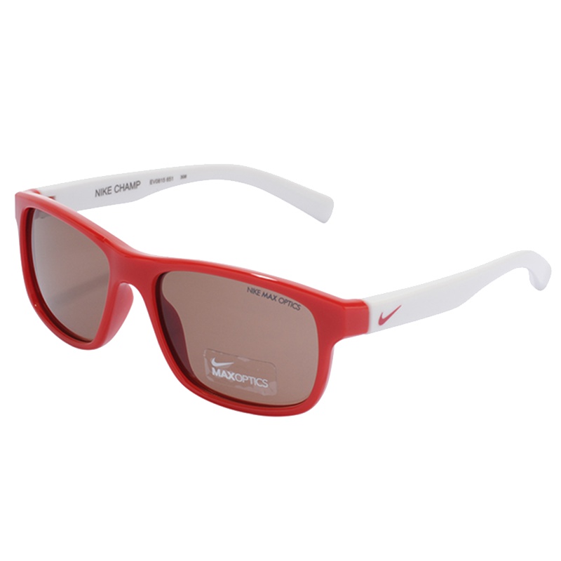 NIKE 耐克 红白拼色时尚全框树脂镜片女士 太阳镜 眼镜 EV0815-651