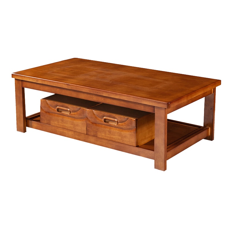 慧采云 办公家具茶几简约现代双层北欧工业风茶桌办公家用客厅茶几桌