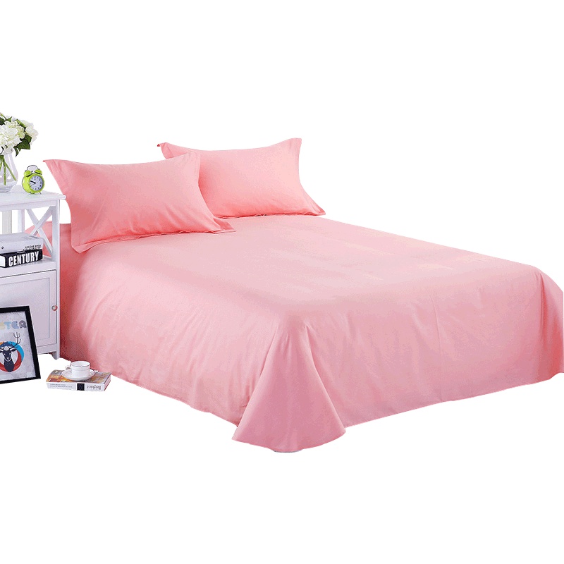 南极人(NanJiren)家纺 纯棉床单单件 床上用品1.2m床1.5m床1.8米床全棉床单纯色床罩单品