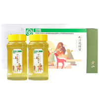 绿色食品老山牌洋槐槐花蜂蜜500克/瓶*2瓶礼盒
