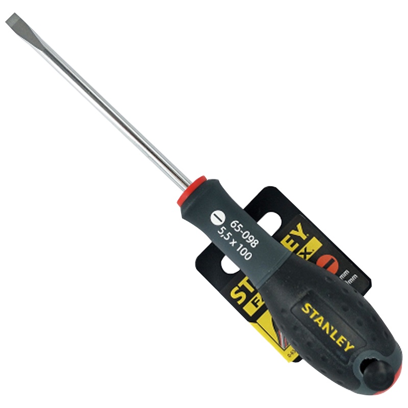 史丹利(STANLEY) 64-983-14 三色柄平行一字螺丝刀 3.5x75mm (单位:件)