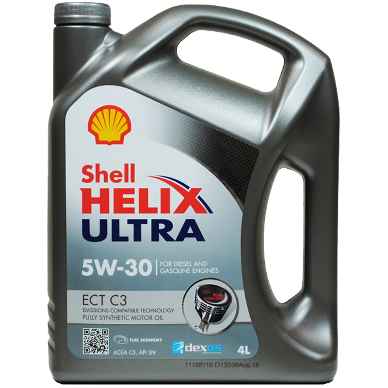 [全合成机油]Shell壳牌 欧洲进口 Helix Ultra ECT C3 5W-30 超凡喜力 4L