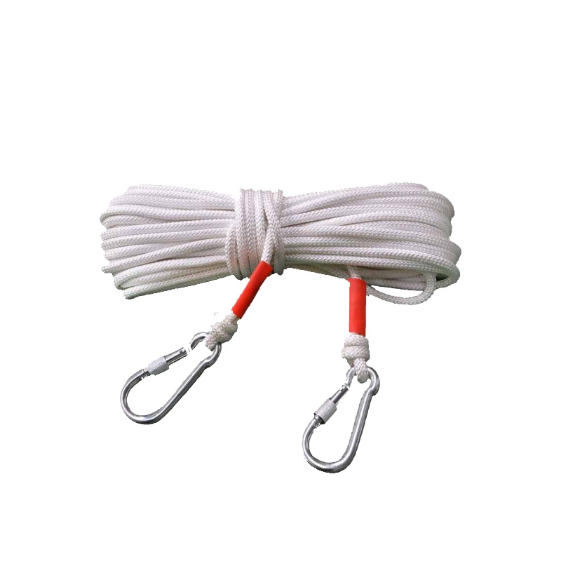 驰骋江山高空安全逃生绳钢丝芯消防绳轻型阻燃安全绳家用应急防火灾救生绳30米