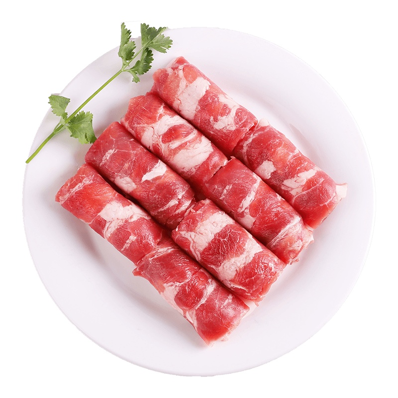 伊赛精制肥牛卷500g 火锅肥牛涮锅牛肉卷