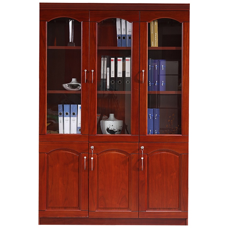 三圣 办公家具油漆书柜书橱文件柜办公室资料柜档案柜储物柜 三门