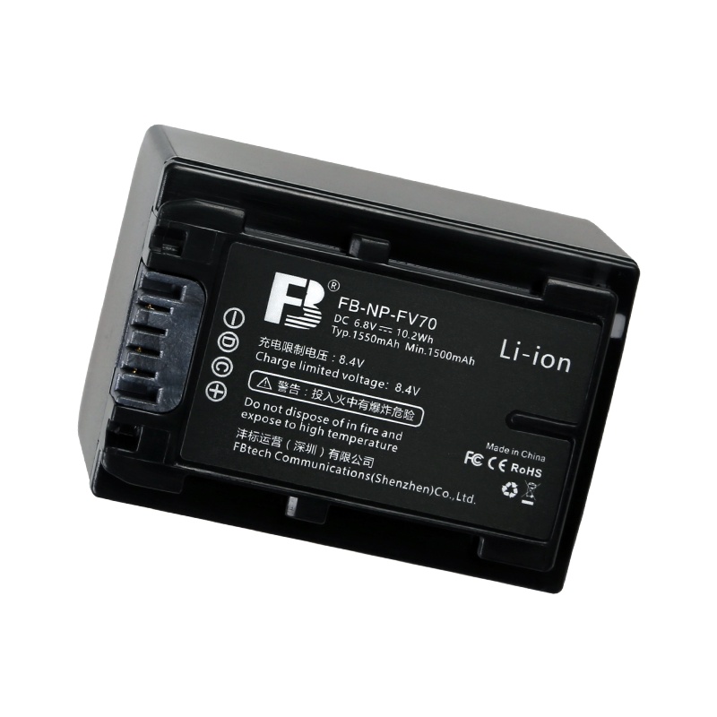 沣标FB 数码摄像机/相机电池NP-FV70 数码电池