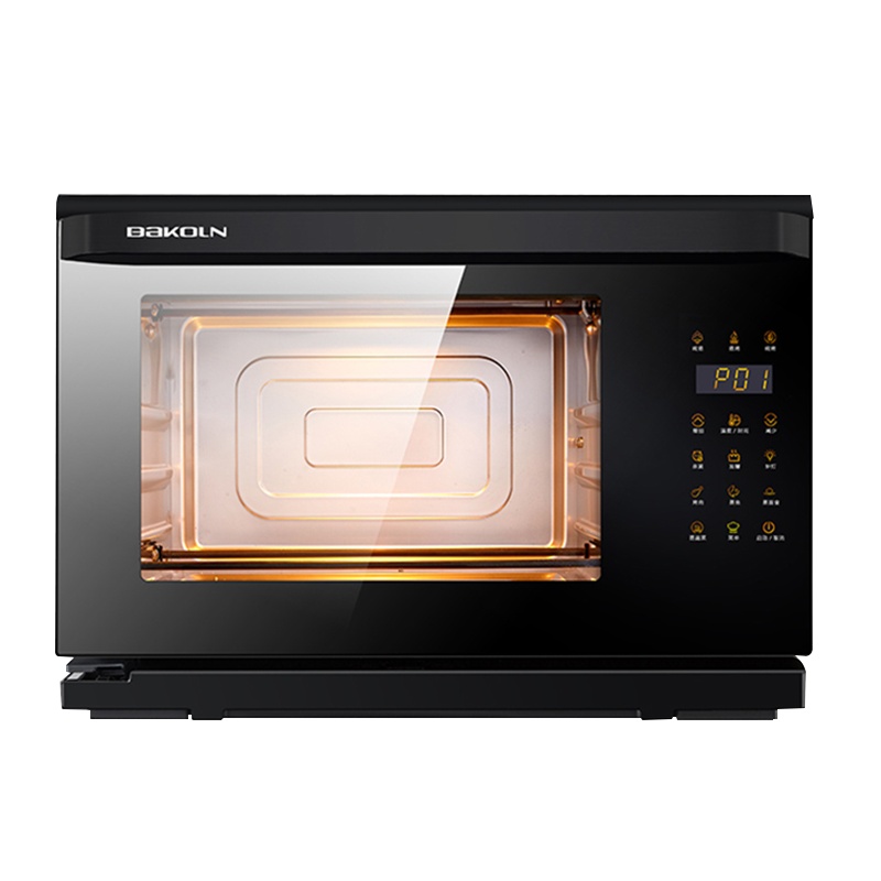 巴科隆(BAKOLN)嵌入式蒸烤箱BKT-28A 蒸烤箱家用台式蒸汽电烤箱蒸烤二合一体机