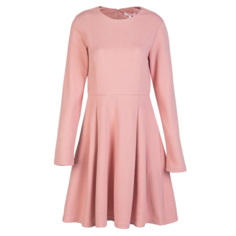 【福利款】拉夏贝尔冬款收腰短款针织连衣裙