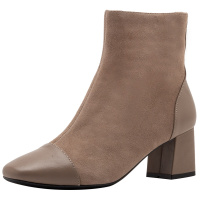 星期六(ST&SAT)鞋子新款女高跟粗跟时装靴短靴女SS94116602