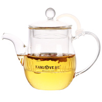 KAMJOVE/金灶 AC-10 泡茶壶 全玻璃泡茶器 耐热加厚普洱茶具 花草茶 花茶壶 家用500ML