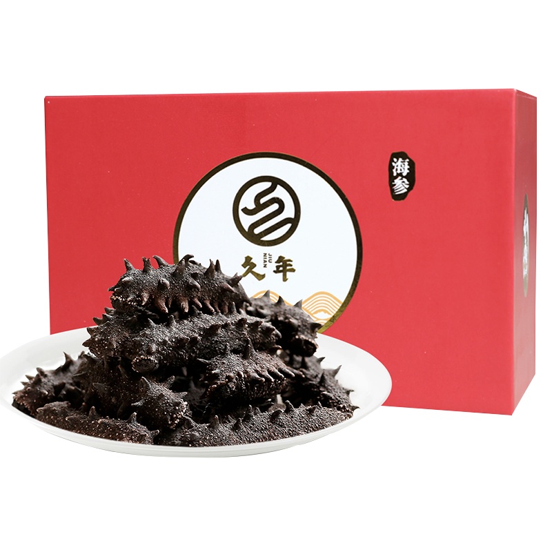 久年6A大连淡干海参干货50g野生辽刺参非即食特价深海老人小孩孕妇营养健康2-5头[拍下送鲍鱼汁]