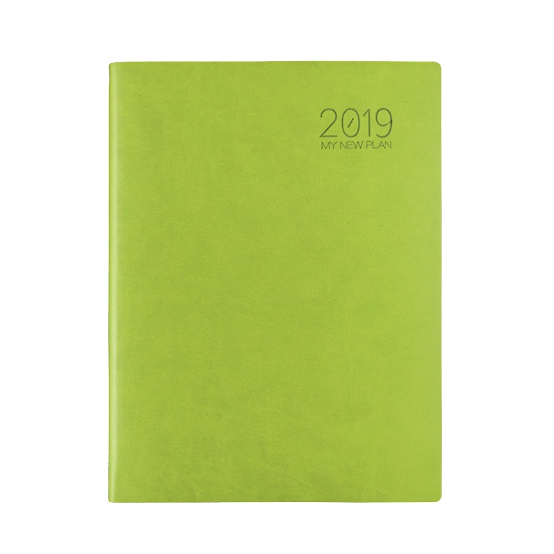 笔记本a4大本子加厚商务办公记事本工作记录本文具超厚软皮本大学生简约读书笔记本 AQN-080002