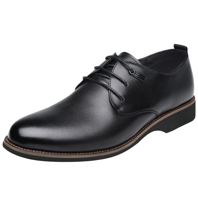 木林森真皮男鞋2023春季新款一脚蹬懒人豆豆鞋舒适透气商务休闲皮鞋牛皮鞋男百搭驾车鞋