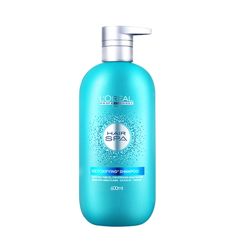 欧莱雅沙龙丝泉净化护发素女正品修复干枯补水顺滑柔顺改善毛躁600ML