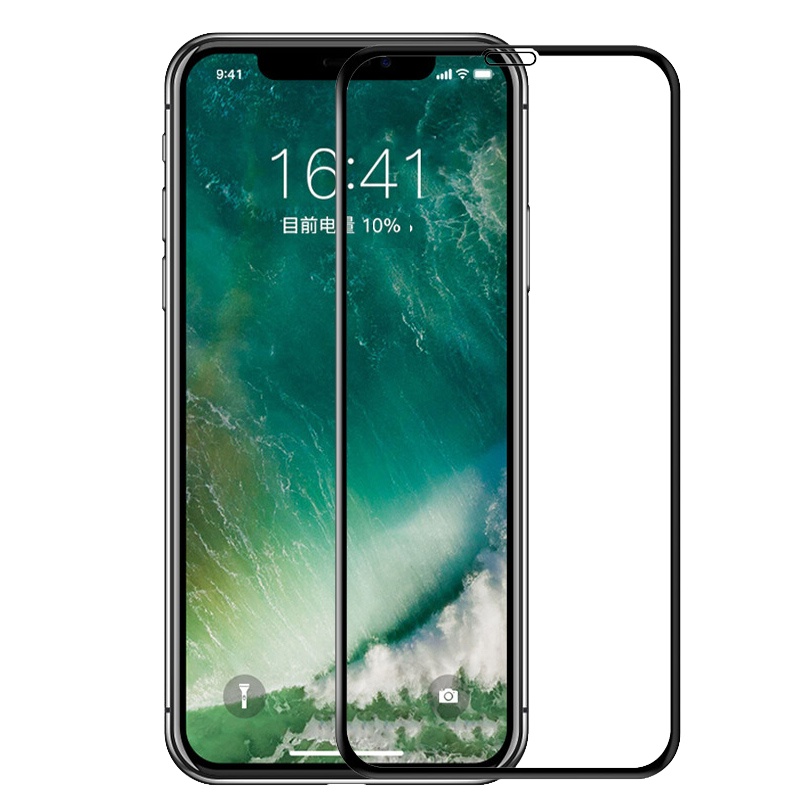 送手机壳]溪特 苹果iphone11promax原装手机膜自营钢化玻璃膜(6.5英寸)原装全屏钢化膜防爆抗刮花高清贴膜