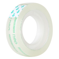 得力(deli)30029透明胶带宽1.2cm批发手撕即断学生手工文具手工礼品包装可用胶布小号胶带6卷12mm*18m