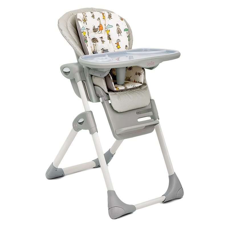 巧儿宜(JOIE) 英国多功能型儿童婴儿餐桌椅便携可折叠bb宝宝吃饭餐椅梦奇 雨中漫步2in1