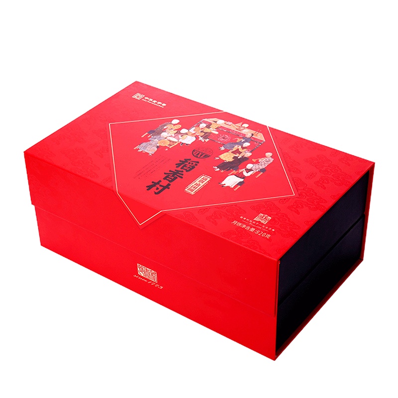 稻香村 稻香村富贵禧团圆月饼礼盒820g 蛋黄莲蓉传统豆沙枣泥五仁糖醇豆沙紫薯山药蛋黄酥-红豆味芝士味口味齐全中秋礼品节