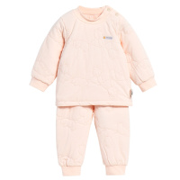 童泰TONGTAI婴儿薄棉棉服套装6-24个月宝宝肩开纯棉棉衣棉裤两件套秋冬季儿童通用90cm