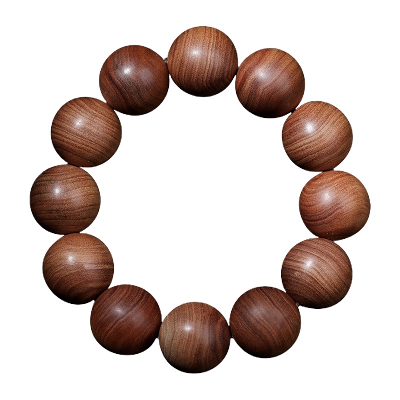 梵心阁加里曼丹沉香108颗佛珠手串木质佛珠手链女文艺木珠男保真