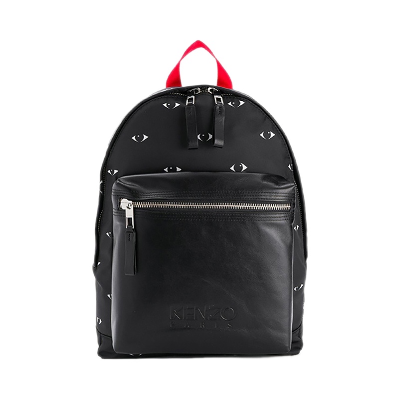 KENZO 高田贤三 2020新款 男士黑色大眼睛图案双肩包高端男士双肩包