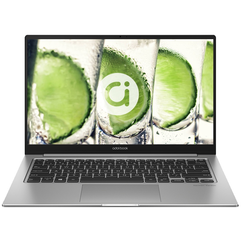华硕a豆 adolbook13 2020 十代酷睿 全面屏轻薄笔记本电脑(i5-1035G1 8G 512G固态 MX330)潮夜绿