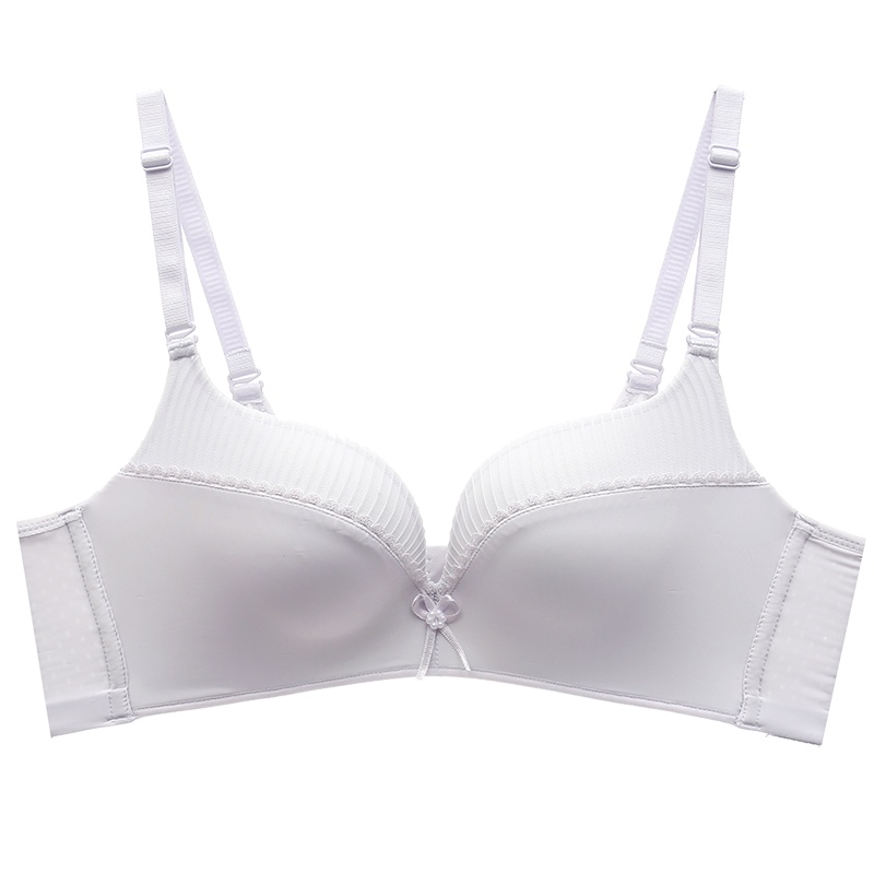 都市丽人个性纹络拼接光面无痕无钢圈聚拢调整女士文胸胸罩内衣1B9135