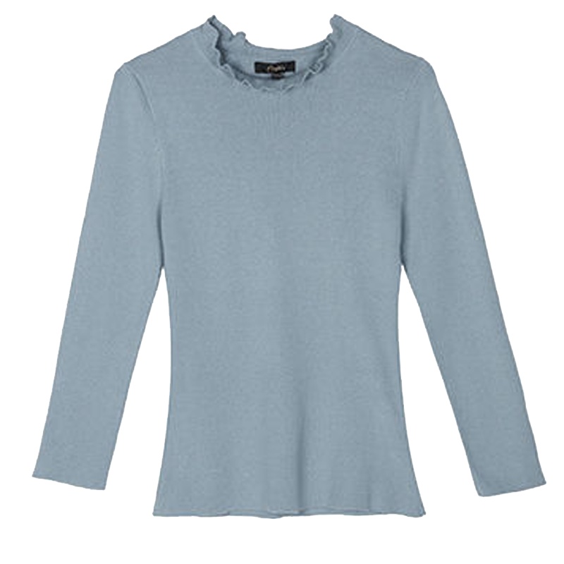 N拉夏贝尔candie’s冬季新款修身套头基础百搭打底针织衫女30083193