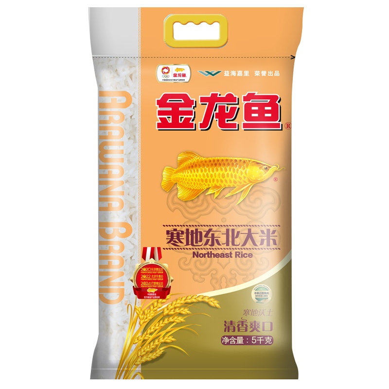 金龙鱼 寒地东北大米粳米5KG