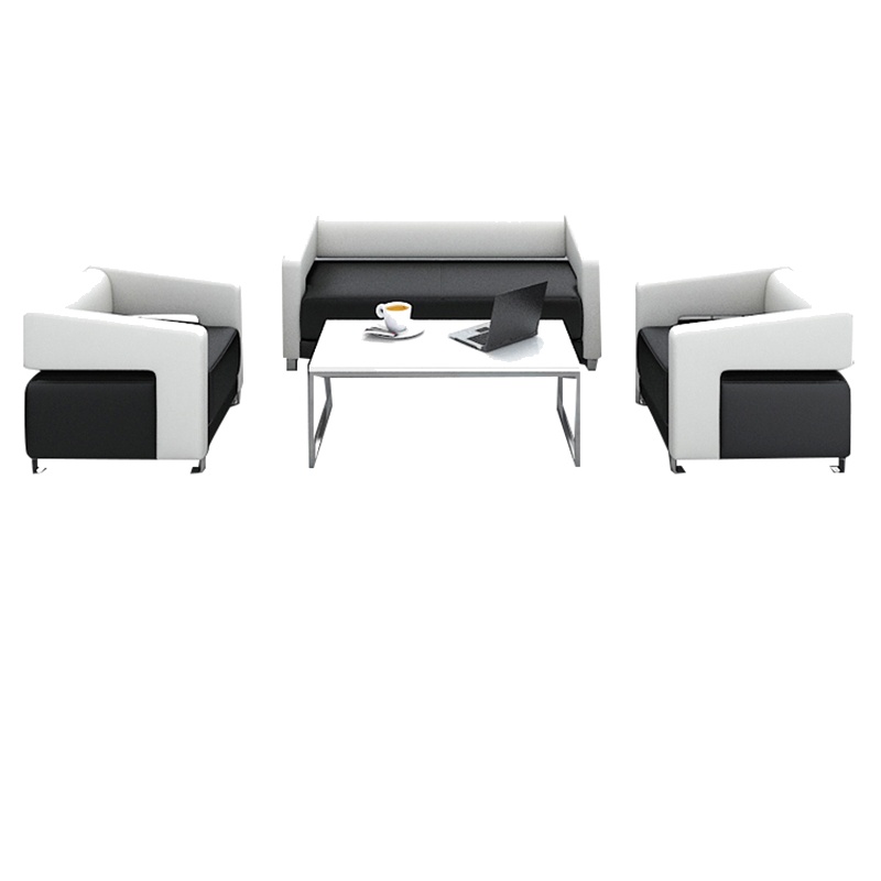 鑫金虎办公沙发简约现代茶几组合套装休闲会客区商务洽谈接待办公室沙发